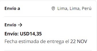 DHL en AliExpress - opciones de envío