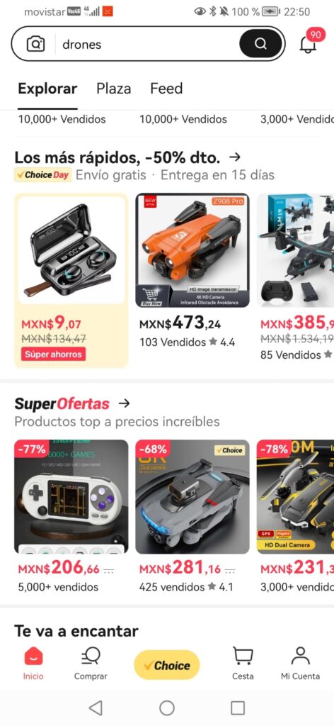 que significa precio antes de impuestos en aliexpress