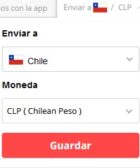 cambio de moneda a peso chileno en AliExpress