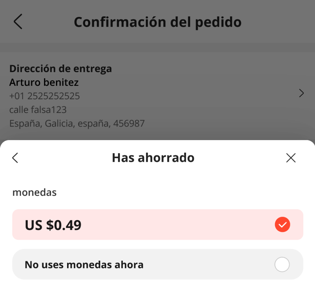 como canjear monedas en aliexpress